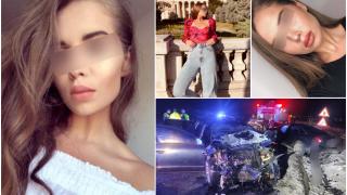 Ea este Andra, tânăra de 25 de ani moartă în accidentul din Botoşani. Impact frontal dezastruos între un VW şi un Audi, la Vlădeni