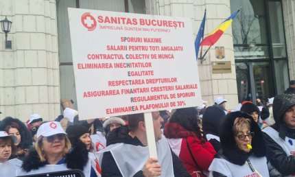 Sanitas anunţă un nou protest