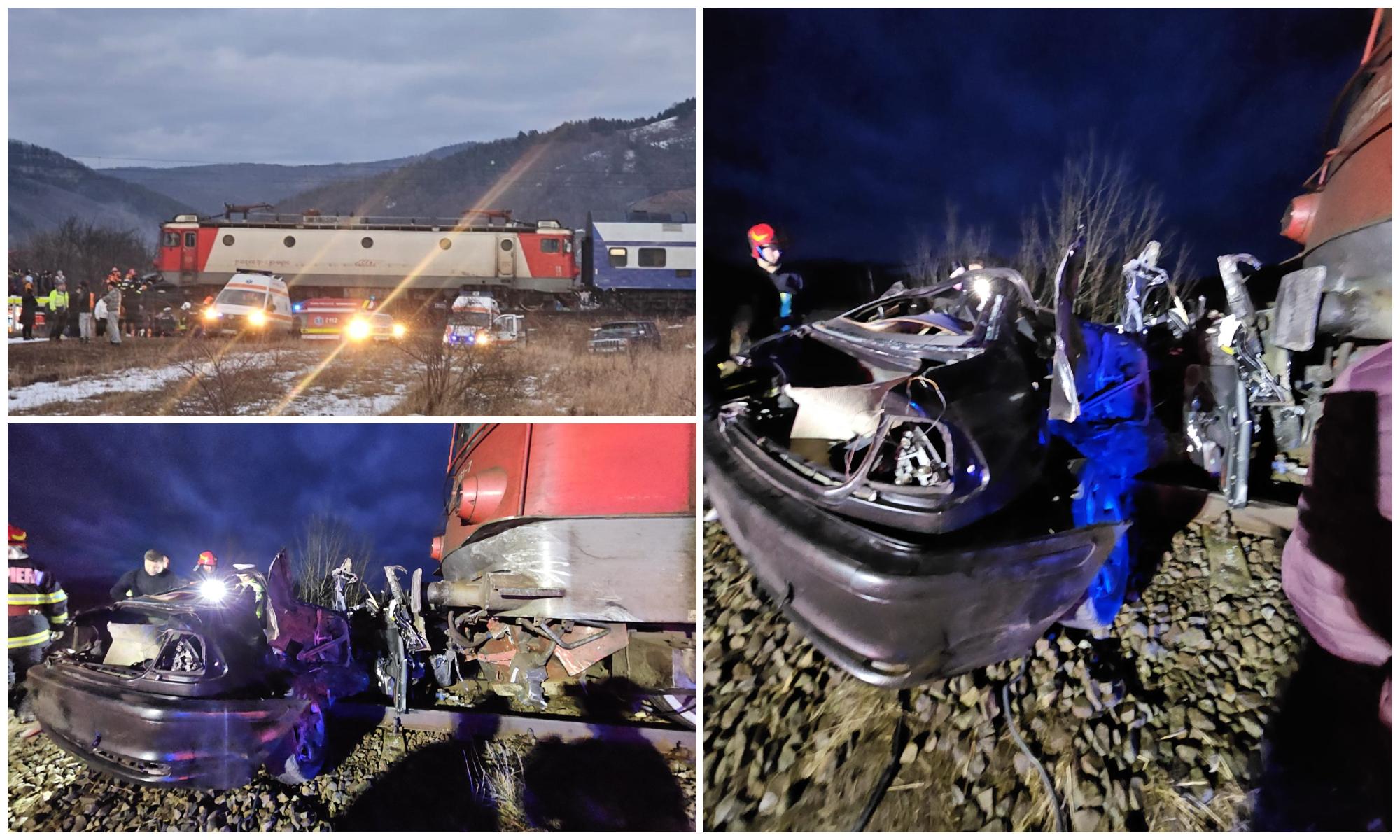 Soţ şi soţie, morţi în maşina lovită de tren în Dofteana, Bacău