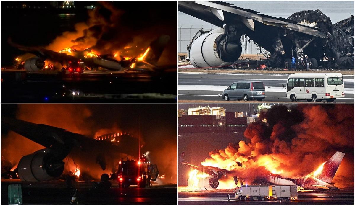 Accidentul aviatic pe de aeroportul din Tokyo