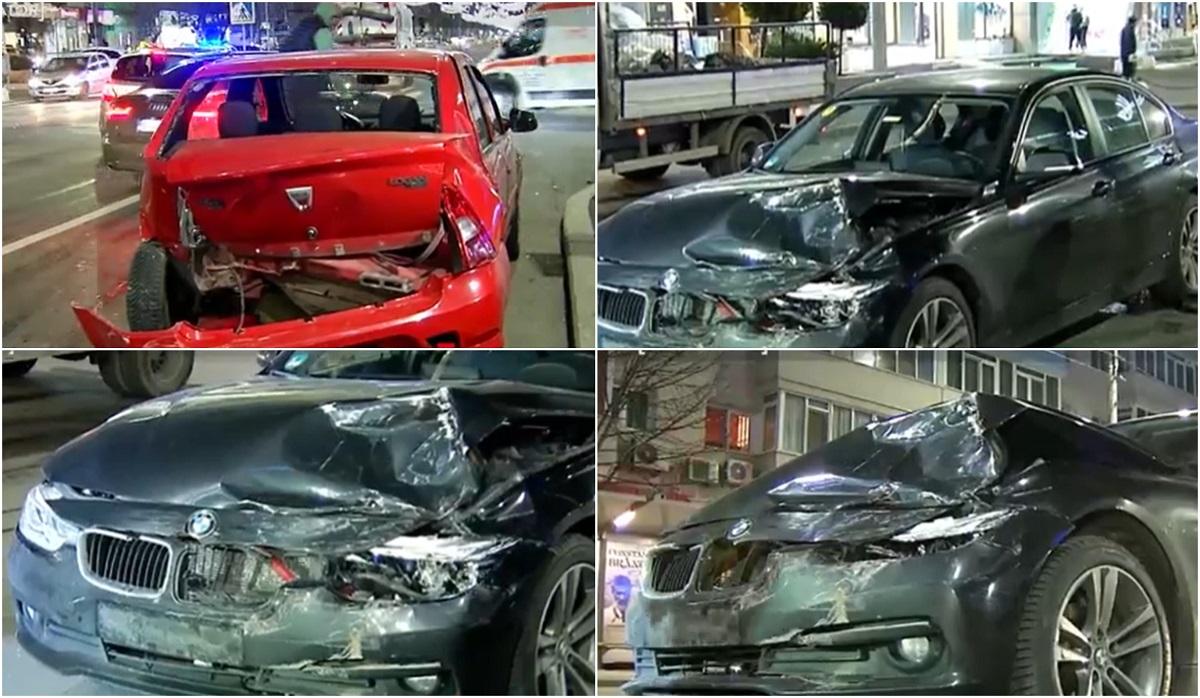 Accident grav pe şoseaua Berceni din Capitală. Doi oameni la spital, după ce șoferul unei mașini a intrat în plin în alt autoturism care făcea o întoarcere