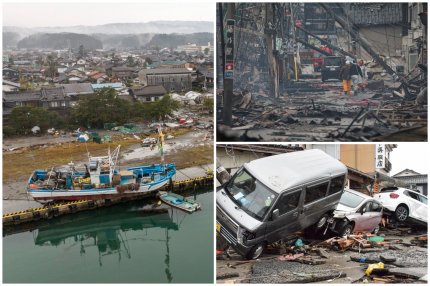 "Nicio casă nu mai este în picioare. Situaţia este catastrofală". Bilanţul cutremului din Japonia a urcat la 62 de morţi