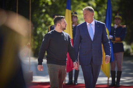 președinții Klaus Iohannis și Volodimir Zelenski