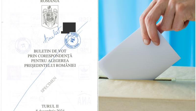 Cum vor arăta buletinele de vot la al doilea tur pentru alegerile prezidențiale. Machetele, publicate de BEC