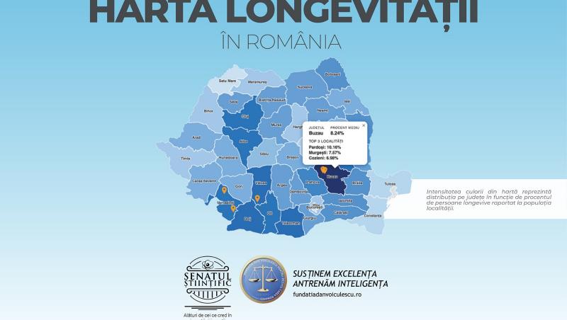 „Harta Longevității în România” – Concluziile proiectului confirmă secretul din ”zonelor albastre”