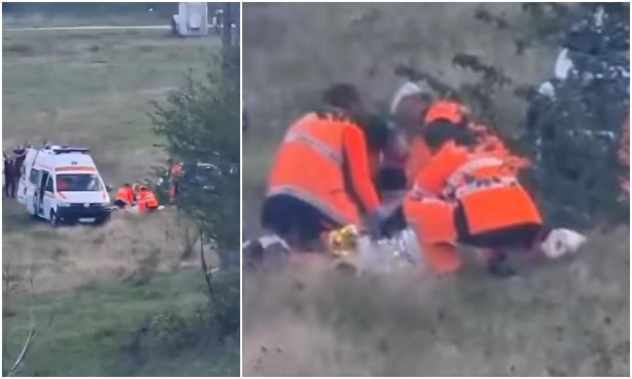 Tragedie pe o şosea din Vâlcea, după ce un şofer ar fi făcut infarct la volan. Bărbatul s-a răsturnat cu maşina, iar impactul i-a fost fatal