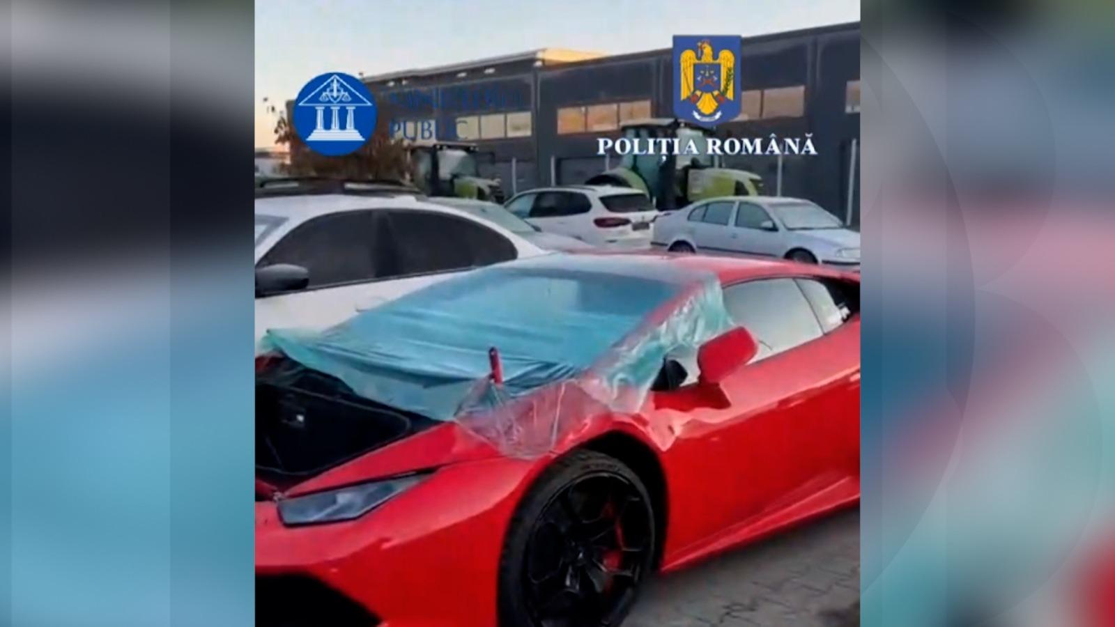 Momentul în care este înscenat accidentul cu Lamborghini din Cluj. Voiau să obţină 100.000 de euro de la asigurare