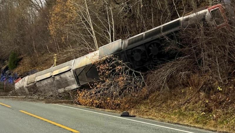 Un mort şi patru răniţi, după ce un tren a deraiat şi a căzut de pe şine. O alunecare de teren ar fi provocat accidentul, în Norvegia