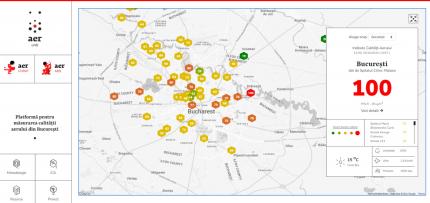 APM București: E probabil ca seara și dimineața concentrațiile de particule să crească semnificativ