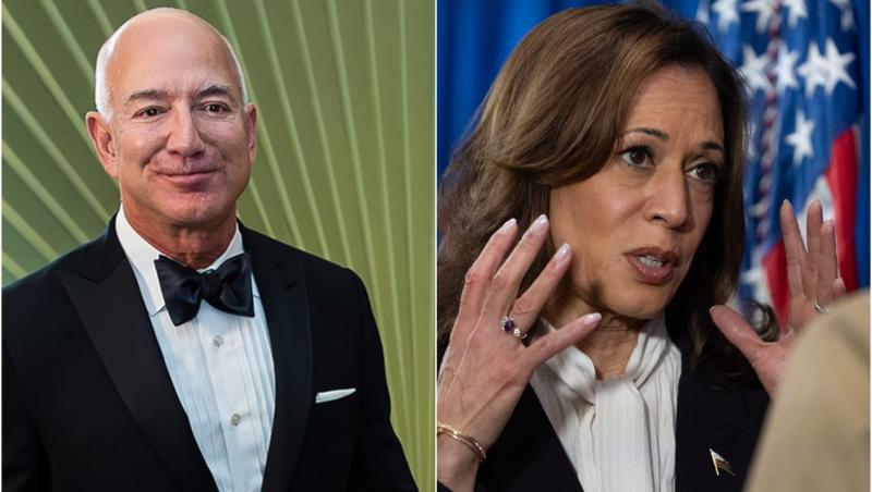 Washington Post nu va susține niciun candidat la prezidențiale, pentru prima dată în ultimii 30 de ani. Jeff Bezos a decis să n-o mai sprijine pe Kamala Harris