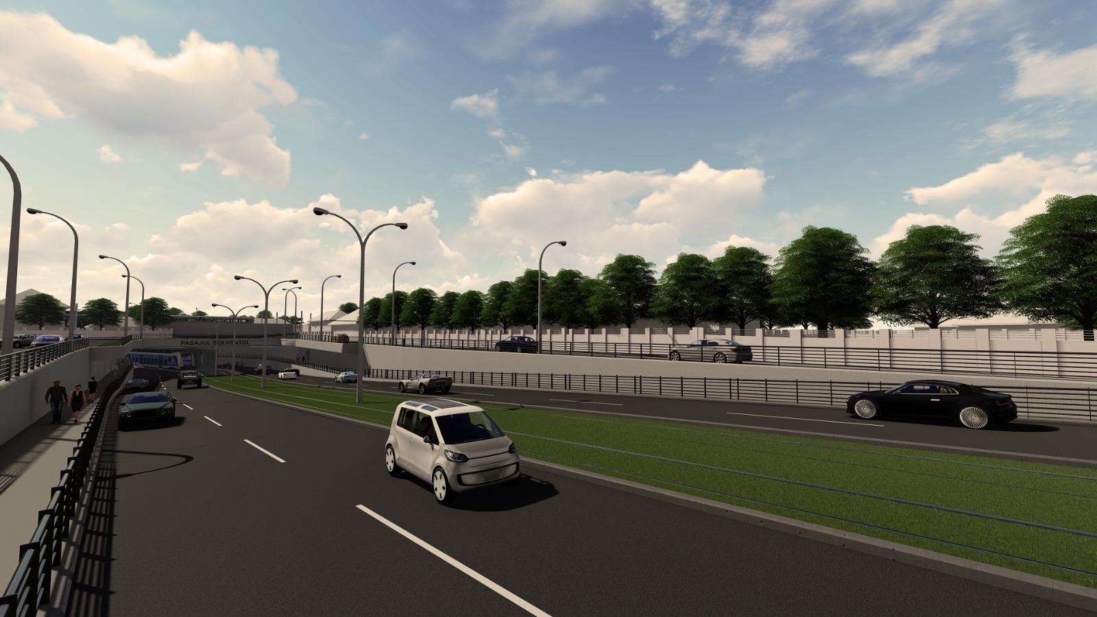 Pasaj înalt de 10 etaje, construit pe bucăţi şi împins sub 10 linii de cale ferată. Construcţia unică în România