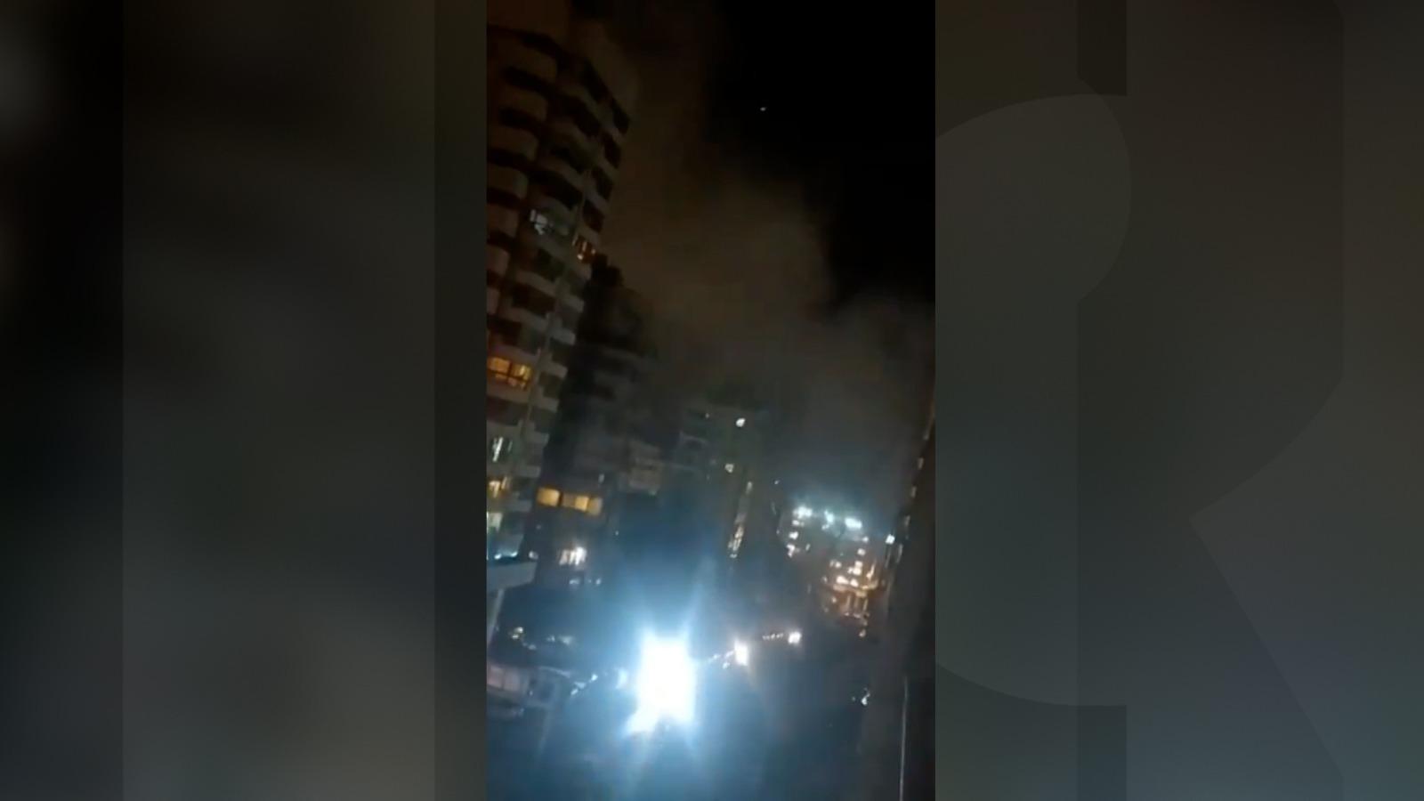 Imagini cu distrugerile provocate de raidurile israeliene în centrul Beirutului