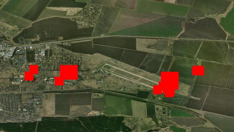 Ucrainenii au atacat iar cu drone aerodromul rusesc Borisoglebsk. Sateliţii au înregistrat patru focare de incendii