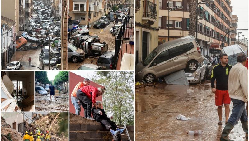 Cel puțin 62 de morţi după inundații catastrofale în Valencia, cauzate de fenomenul DANA. Printre victime sunt şi 4 copii