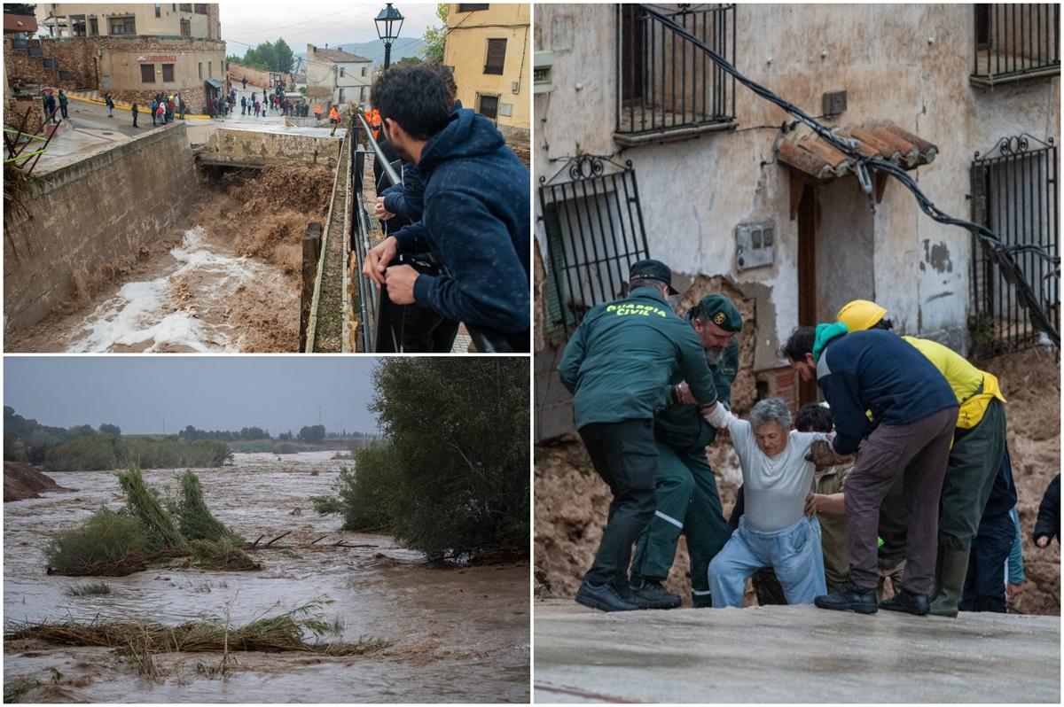 Furtuna Dana a devastat Spania