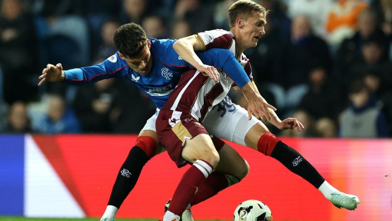 Ianis Hagi, pasă de gol pentru Rangers, în meciul câştigat cu 2-0 în faţa echipei St Johnstone. Fotbalistul român a fost eliminat în minutul 81