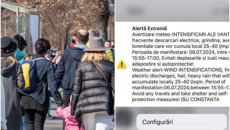 Sondaj: 8 din 10 români care primesc notificări Ro-Alert se simt mai în siguranţă în viaţa de zi cu zi