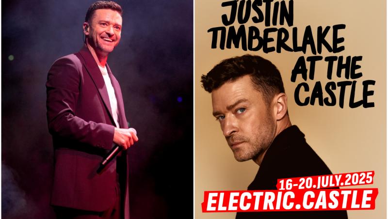 Justin Timberlake vine pentru prima oară în România. E cap de afiş la Electric Castle 2025