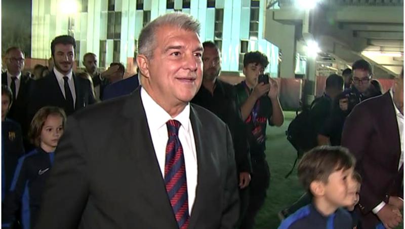 Academia de fotbal a FC Barcelona în Bucureşti, inaugurată de Joan Laporta: "România este o ţară a fotbalului"