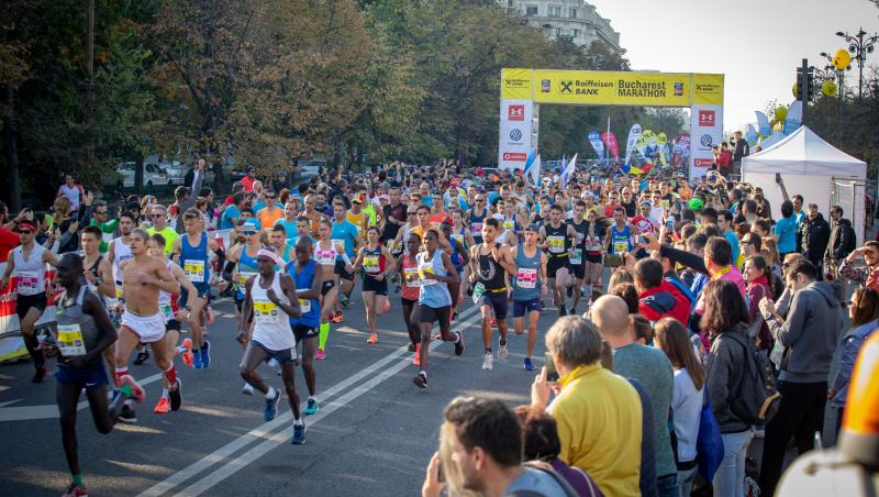 Restricţii de circulaţie în Capitală, în weekend. Peste 12.000 de alergători vor participa la Maratonul Bucureşti