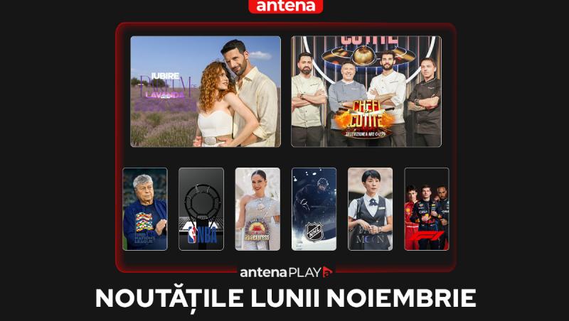 Noutățile lunii noiembrie în AntenaPLAY