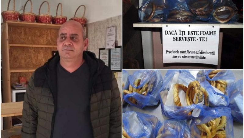 "Dacă îţi este foame, servește-te!". Gestul făcut de George, un brăilean cu o patiserie, care a cucerit inimile oamenilor