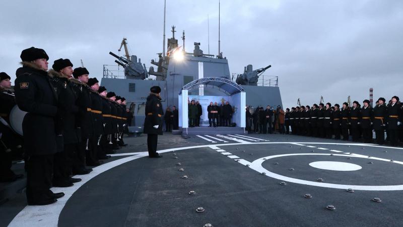 Avertisment pentru Occident? O fregată a Marinei Ruse, dotată cu rachete hipersonice Zircon, a desfăşurat exerciţii militare în Canalul Mânecii