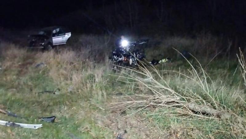 Motociclist spulberat mortal de un şofer de 21 de ani pe un drum din Arad. Bărbatul a fost resuscitat 45 de minute