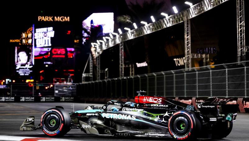 Formula 1. Marele Premiu din Las Vegas. George Russell va pleca din pole-position. Cursa e LIVE pe Antena 1 şi în AntenaPLAY, duminică, ora 08:00