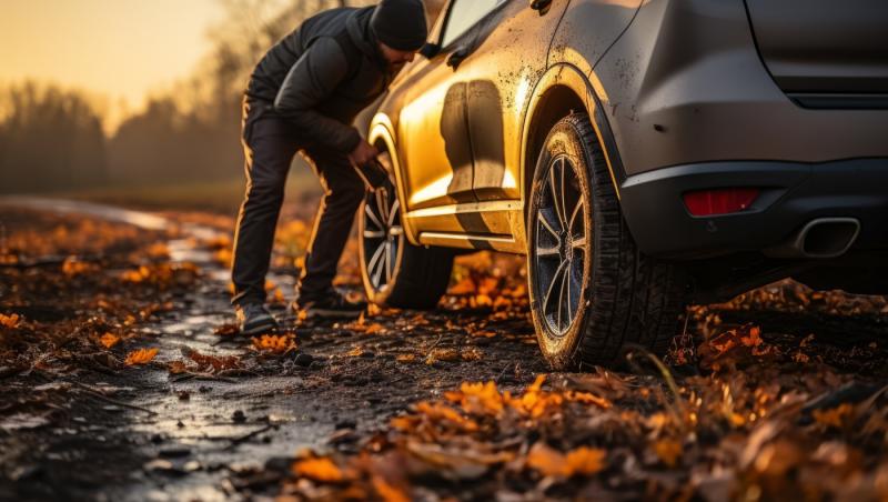 Bărbat din Argeş, strivit de propria maşină în timp ce o repara pe un drum forestier