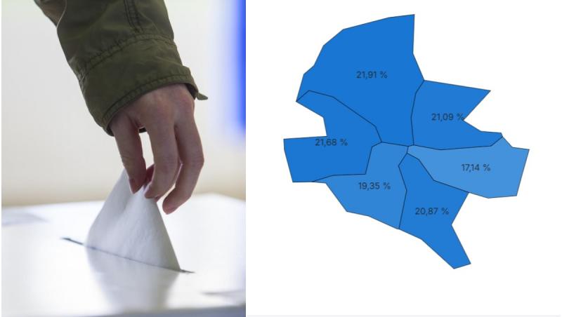 Referendum în Bucureşti live text. HARTA: prezenţa pe sectoare. Peste 19% prezenţă la ora 14:00