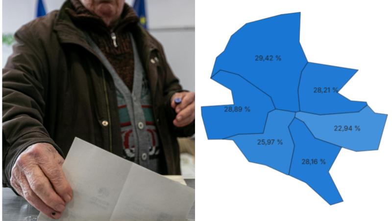 Referendum în Bucureşti live text. HARTA: prezenţa pe sectoare. Peste 26% prezenţă la ora 16:00