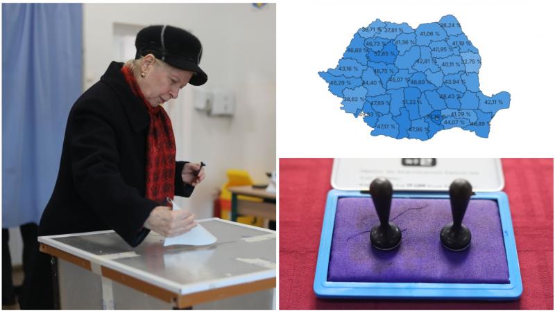 Alegeri prezidenţiale 2024 live text. HARTA: prezenţa pe judeţe. Peste 49,01% dintre români au votat până la ora 19:00