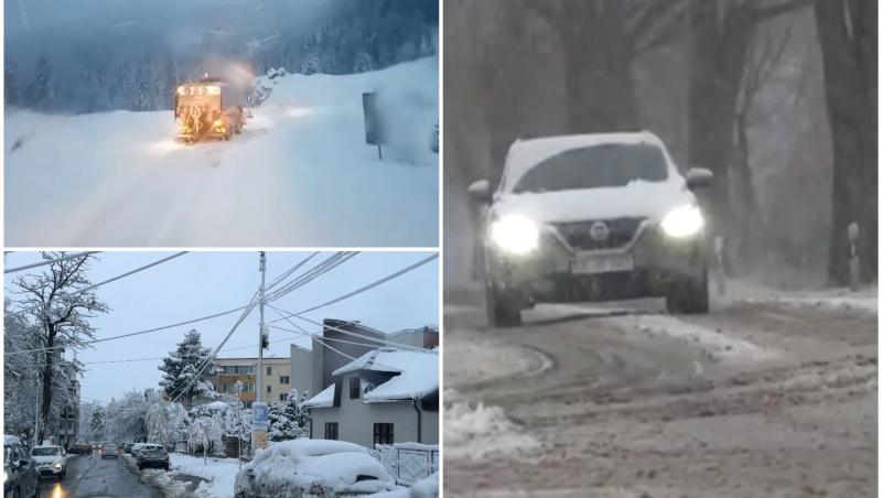 Întreaga ţară, lovită de un vortex polar. Un nou val de ninsori abundente şi viscol în mai multe judeţe. Când ninge în Capitală