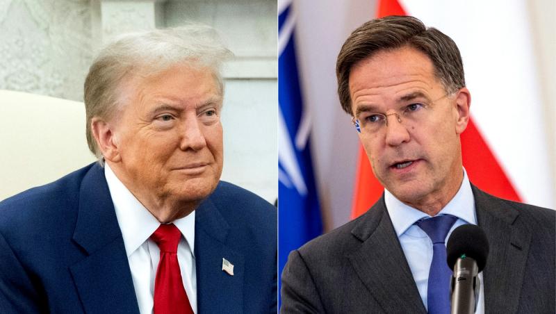 Secretarul general al NATO, Mark Rutte, s-a întâlnit cu Donald Trump în Florida. Ce au discutat cei doi