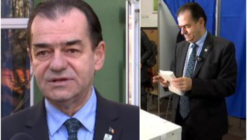 Ludovic Orban, apel către public la ieşirea de la secţia de vot: "Toţi cei care vor să mă voteze să o facă pe 1 decembrie"