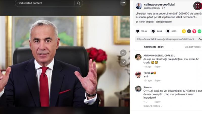 Securitatea Cibernetică, prima reacție în scandalul Călin Georgescu, "candidatul TikTok": Nu avem atribuţii în zona dezinformării