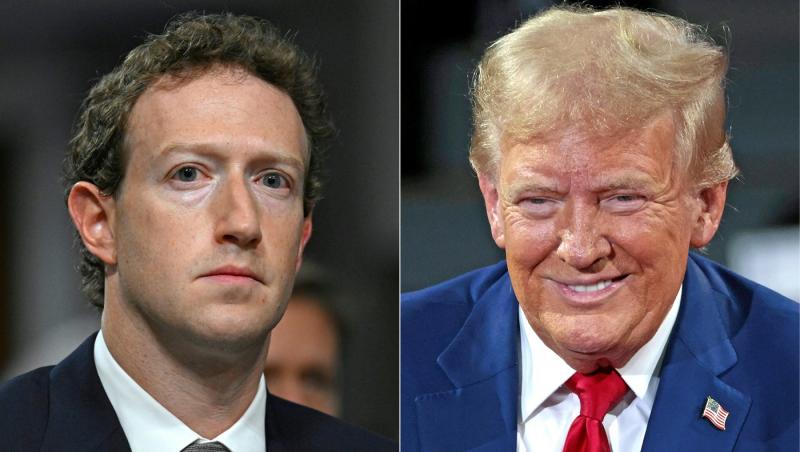 Donald Trump s-a întâlnit cu Mark Zuckerberg la Mar-a-Lago. Înainte de alegeri îl ameninţa cu "închisoare pe viaţă"