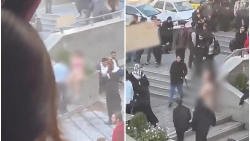 Studentă din Iran, arestată după ce s-a dezbrăcat în semn de protest în campusul universitar