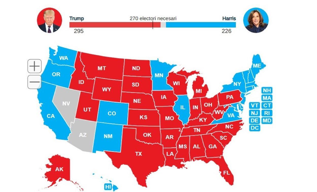 Cum au votat americanii la alegerile prezidenţiale 2024