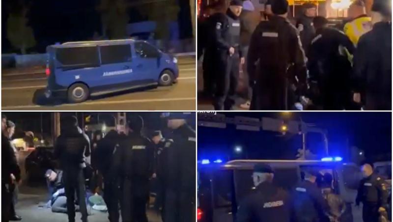 Bătaie de zile mari pe Șoseaua Alexandriei, în Capitală. Trei bărbați cu socoteli neîncheiate, despărțiți de jandarmi după ce s-au luat la ceartă