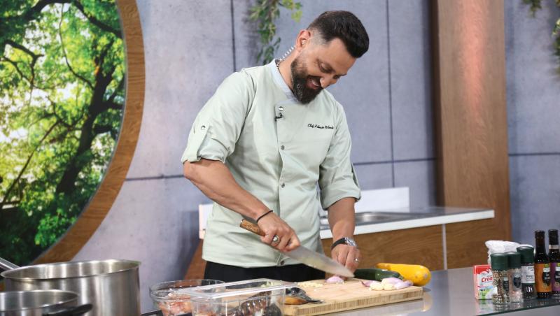 Chef Orlando Zaharia "a gătit" de la distanță în pauzele de filmare pentru Chefi la cuțite: "Atunci am unele dintre cele mai inspirate idei pentru business-ul meu"