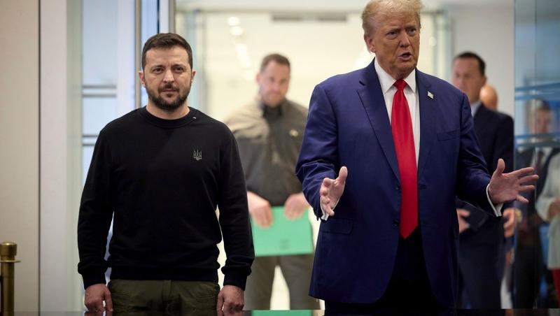 Volodimir Zelenski l-a felicitat pe Donald Trump pentru "impresionanta sa victorie la alegeri"