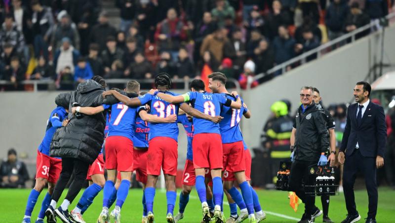 FCSB – Midtjylland 2-0 în etapa a 4-a din Europa League. Tănase şi Bîrligea au marcat pentru roş-albaştri