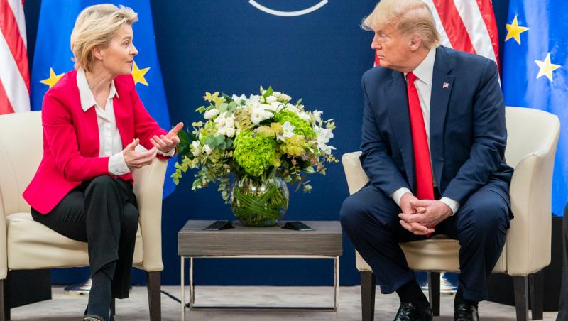 Von der Leyen îi propune lui Trump ca UE să înlocuiască gazul lichefiat rusesc cu cel american