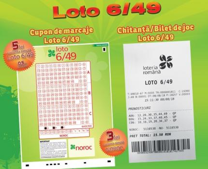 S-a câştigat marele premiu la Loto 649 în valoare de peste 900.000 de euro. Biletul a costat 28,50 de lei.