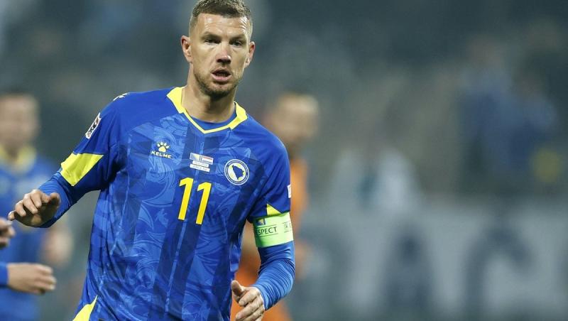 Bosnia-Herţegovina, viitoarea adversară a României din preliminariile Campionatului Mondial de fotbal din 2026, îl are în prim-plan pe veteranul Edin Dzeko 