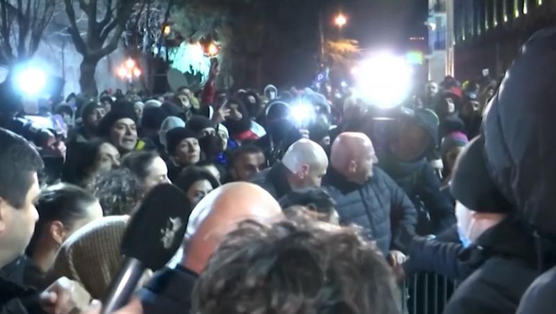 Sancţiunile pregătite pentru Georgia, în urma violenţelor comise la proteste, blocate de Ungaria şi Slovacia. Planul de rezervă al UE