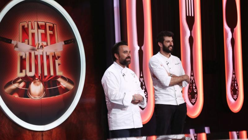 Celebrul Max Mascia, Chef cu două stele Michelin, invitatul lui Chef Richard Abou Zaki, într-o ediție de sărbătoare Chefi la cuțite, în cinstea Zilei Naționale a României