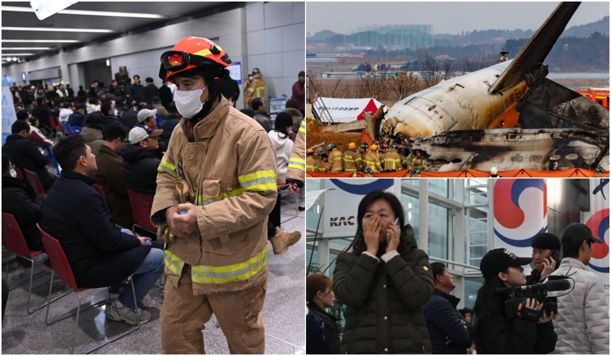 Filmul catastrofei aviatice din Coreea de Sud: 6 minute de coşmar. Ce i-a salvat pe singurii supravieţuitori din avionul Jeju Air